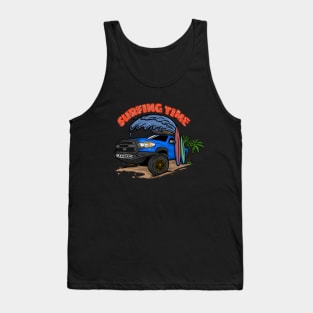 4Runner Toyota Surfing Time Holiday - Blue Tank Top